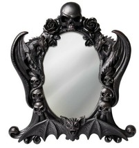 Alchemy Gothic Black Nosferatu Mirror Skulls Dragons Bat Roses Gift Deco... - $31.95