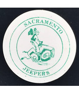 Sacramento California Jeepers Car Club Vintage Pin Plastic Jeep Truck 4x4 - $9.95