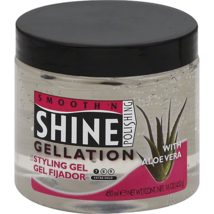 Smooth N Shine Gellation Styling Gel Aloe Vera Extra Hold #7 - 16 oz - £39.32 GBP