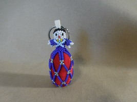 Zuni Hand Made Beaded Doll Pendant Key Holder Doll Dorthie Suitza   895key - $23.78