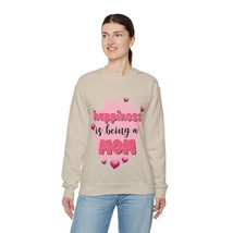 happiness is being a mom mothers day gift Unisex Heavy Blend Crewneck Sw... - $32.00