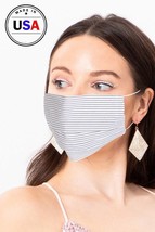 New White Unisex Fashionable Reusable Washable Fabric Face Mask - £5.45 GBP