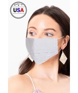 New White Unisex Fashionable Reusable Washable Fabric Face Mask - £5.47 GBP