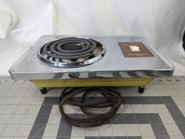 Dominion Range Electric Model 1451 Single Element Buffet Vintage Steel USA - $34.95