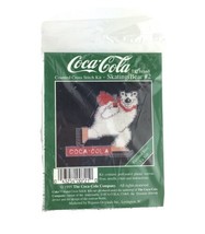 Coca-Cola Cross Stitch Skating Bear No. 2 Polar White Missing Needle - £9.44 GBP