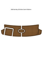 2008 Sea Ray 230 Select Swim Platform Pad Boat EVA Teak Deck Floor Mat Flooring  - £233.53 GBP