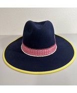 Hampui Blue Wide Brim Wool Felt Rare Limited Series Of 100 Size Large Me... - $180.99