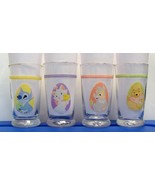 Rare Disney Pooh Thumper Marie Stitch Easter Egg Glasses Cups Set of 4 G... - £35.89 GBP