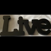 Inspirational hanging wall art, live, measures 11 1/2” x 5 1/2” - £7.05 GBP