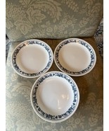 Corelle Old Town Blue Onion 6.75” Lot of 3 Salad Appetizer Plates - $272.68 MXN