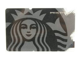 Starbucks Coffee 2013 Gift Card Black Siren Logo Limited Edition Zero Balance (B - £9.00 GBP
