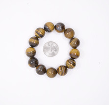 Brown Round Beads Bracelet - £36.05 GBP