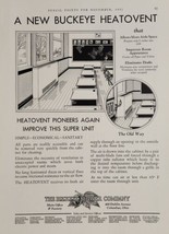 1931 Print Ad Buckeye Blower Company Heatovent Classroom Columbus,Ohio - £16.40 GBP