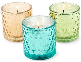 Better Homes &amp; Gardens Outdoor Candles Aged Mercury Glass Finish - 3 Pac... - £10.34 GBP