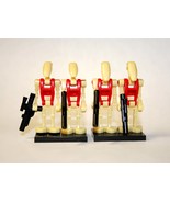 Minifigure Battle Droid Red Pack Of 4 Star Warss Bulk Block - €8,25 EUR