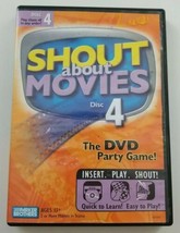 Shout About Movies Disc 4 DVD Party Game 2004 Hasbro  - £5.07 GBP