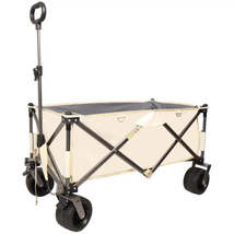 Heavy-duty Utility Beach Wagon for Outdoor Adventures Main Antique White... - $121.71