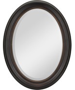 22.5&quot; X 29.5&quot; Bronze Beaded Oval Wall Mirror From Mcs. - $89.97