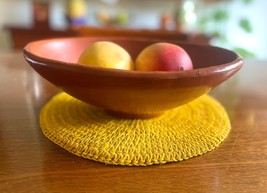 Fruit Bowl Terracotta Plate or Decorative Bowl for Table Décor Clay Fruit Bowl f - £41.96 GBP