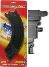 2pc Micro Scalextric 1/64 HO Slot Car 9&quot; 1/4 Radius CURVE TRACKs G105 Ca... - $12.99