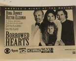 Borrowed Hearts Vintage Tv Print Ad Roma Downey Hector Elizondo TV1 - £4.63 GBP