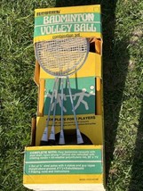 Vintage RARE NOS Deluxe Regent 4 Player Badminton/Volletball Combination... - £49.69 GBP
