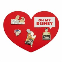 Disney - Princes Pin Set - Hercules, Prince Charming, Prince, Kronk - £11.68 GBP