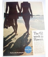 1967 Pan Am Ad The $52 Week in Hawaii - $12.32 CAD
