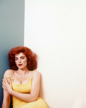 Tina Louise Sultry Femme Fatale Look Busty Low Cut Yellow Dress 8X10 Photo - £7.66 GBP