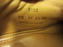 Vintage Sandro Brazil Brown Leather Top Stitched Comfort Walking Oxfords 9D - $49.99