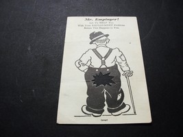 Employment Specialists Personnel Service Vintage 1950s Humor Trade Card. - £10.44 GBP