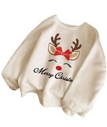 2025 New Year Tween Girl Casual Crew Neck Thick Long Sleeve Sweatshirt, ... - $618.81 MXN
