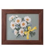 Cosmo Margaret Bouquet Seasonal Flower Arrangement Cross Stitch Kit - $675.19 MXN