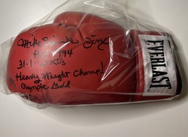 Michael Spinks "Jinx" Signed Auto Everlast Boxing Glove Multi Inscribed JSA COA - $199.99