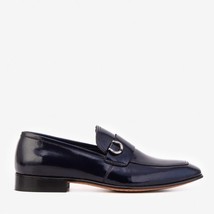 Vinci The Blackwell Navy Patent Bit Loafer Men Shoe image 4