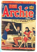 Archie #34-1948-MLJ-Betty-Veronica-spicy cover-Golden-Age comic G - $122.22