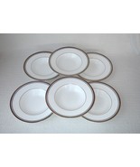 Royal Doulton PAVANNE Bone China Rim Soup Bowls H5095 Unused w/Tags ~ Se... - $148.49