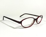 Liz Claiborne Petite Eyeglasses Frames L234 EZ5 Red Round Full Rim 47-14... - $37.19