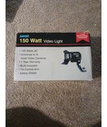 SAKAR Video Light V600 150 Watt AC UNIVERSAL TO FIT-Canon,Nikon,Minolta,... - $278.18 MXN