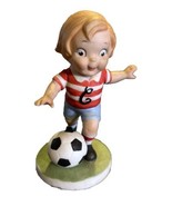  Campbell Kids Souper Kicker Figurine By Roman 1984 Porcelain Soccer - £14.92 GBP