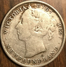 1882 Newfoundland Silver 20 Cents Coin - £10.13 GBP