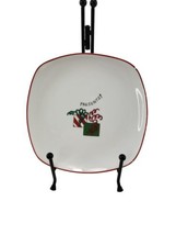 1 Fitz &amp; Floyd Happy Holidays Christmas Holiday Gourmet Porcelain Plate ... - $4.21