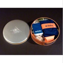 Nip Vtg Delta Airlines X L&#39;occitane Travel Tin Accessories Sealed Flight Gift - £35.20 GBP