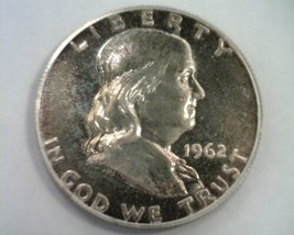 1962 Franklin Half Dollar Gem / Superb Proof Toned Gem / Superb Pr Nice Original - £23.15 GBP