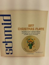 1977 Christmas Plate Schmid by Berta Hummel HERALD ANGEL West Germany Orig Box - £9.84 GBP