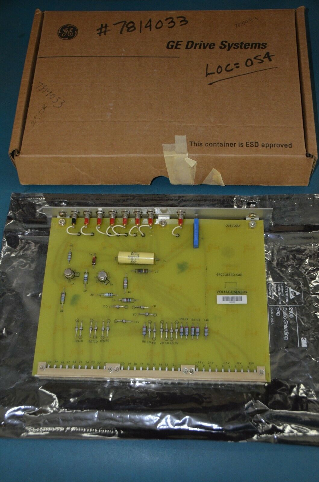 General Electric 44C331830-G01 GE VOLTAGE SENSOR BOARD / NOS / 30 DAY GU... - $1,575.00