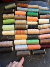 40 Partial Spools Multiple Colors Clark’s Dual Duty Boilfast Thread Sewing - $24.74