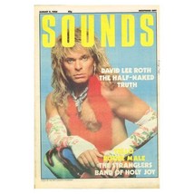 Sounds Magazine August 9 1986 npbox228 David Lee Roth The Half-Naked Truth - £7.35 GBP