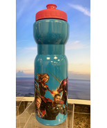 AVENGERS~28oz~10&quot; Blue Water Bottle w/ Push Lid~Hulk~Thor~Capt. America~... - £7.78 GBP