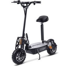 MotoTec 2000W 48V Electric Scooter Black High-Powered Ride - $929.00